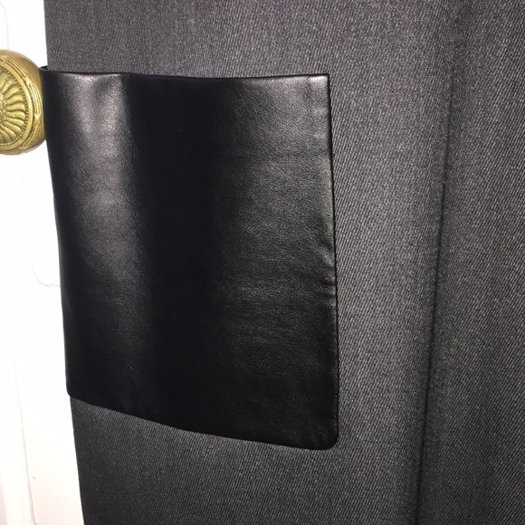 J.Crew shift dress with faux leather pockets - Picture 3 of 9